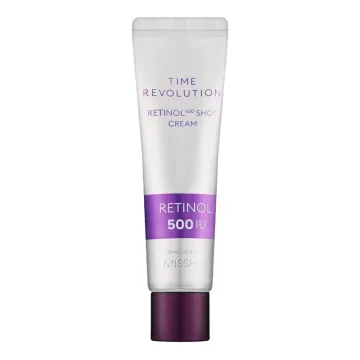 MISSHA Time Revolution Retinol 500 Shot Cream – veido kremas su retinoliu, 60 ml.