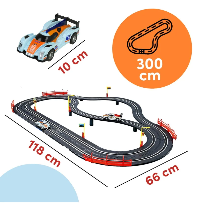 Žaislinė TOP TURBO lenktynių trasa, 300 cm · 3
