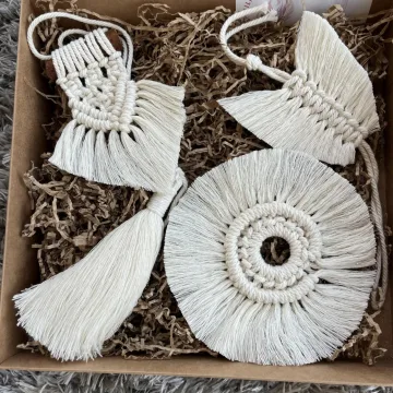 Kalėdinė dovana - Macrame Dekoracijų Rinkinys