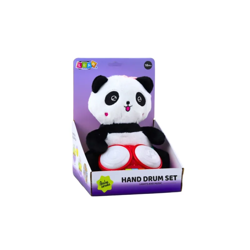 Pliušinė panda su būgnais talismanas Snuggle Lights Sounds · 3