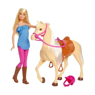 Lėlė Barbie Mattel su žirgu FXH13