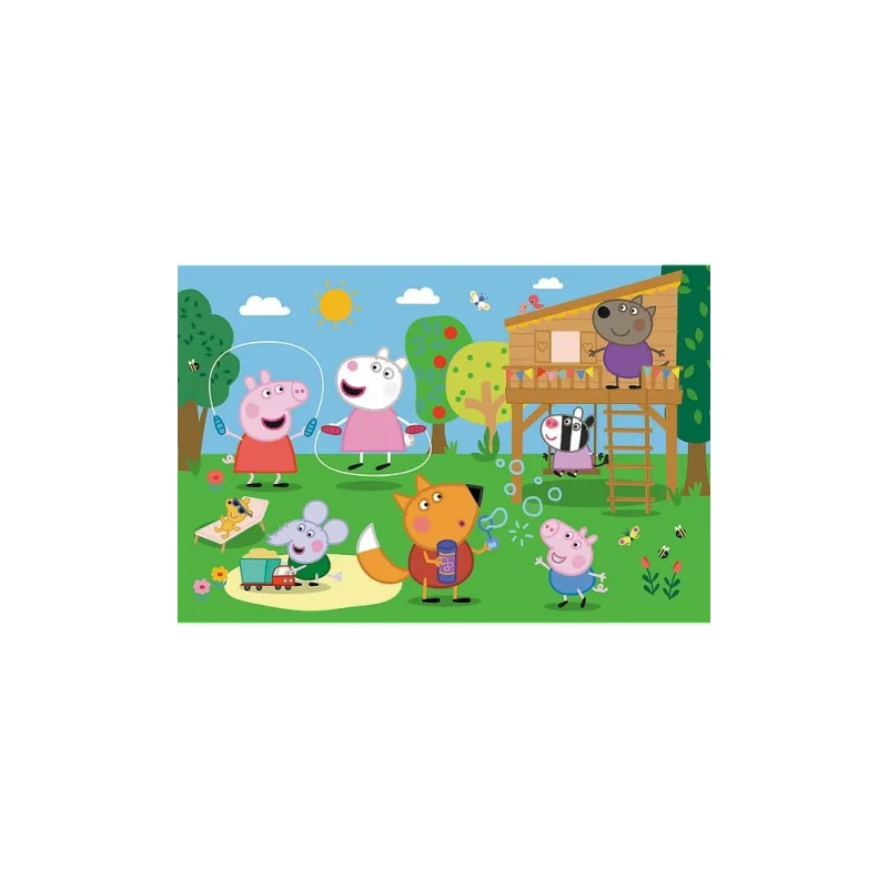 Dėlionė – 24 „Maxi“ – Žaidimai pievoje – Peppa Pig – Trefl 14342 · 2