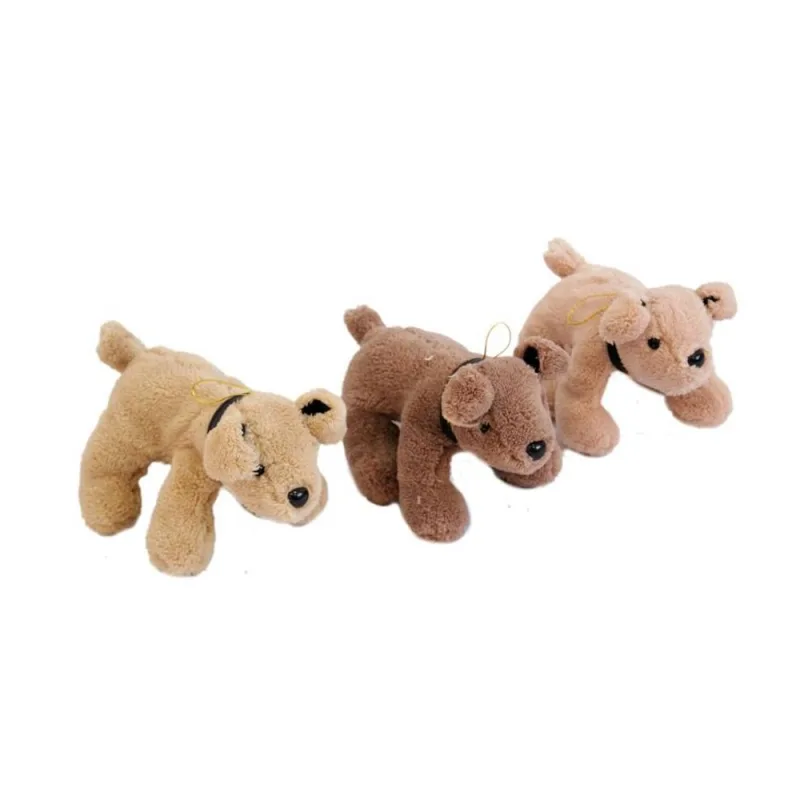 Pliušinis žaislas - 0132 - Šuniukas - mišinys - dydis 12 cm 1 vnt · 1