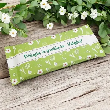 Šokoladas „Džiugių ir gražių šv.Velykų“