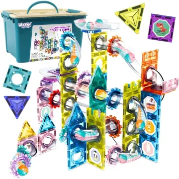 Magnetinis konstruktorius WOOPIE 3D kamuoliukų trasa, 126 el.