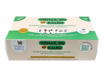 Kalbą lavinanti priemonė „Vienas, du – aš kalbu“