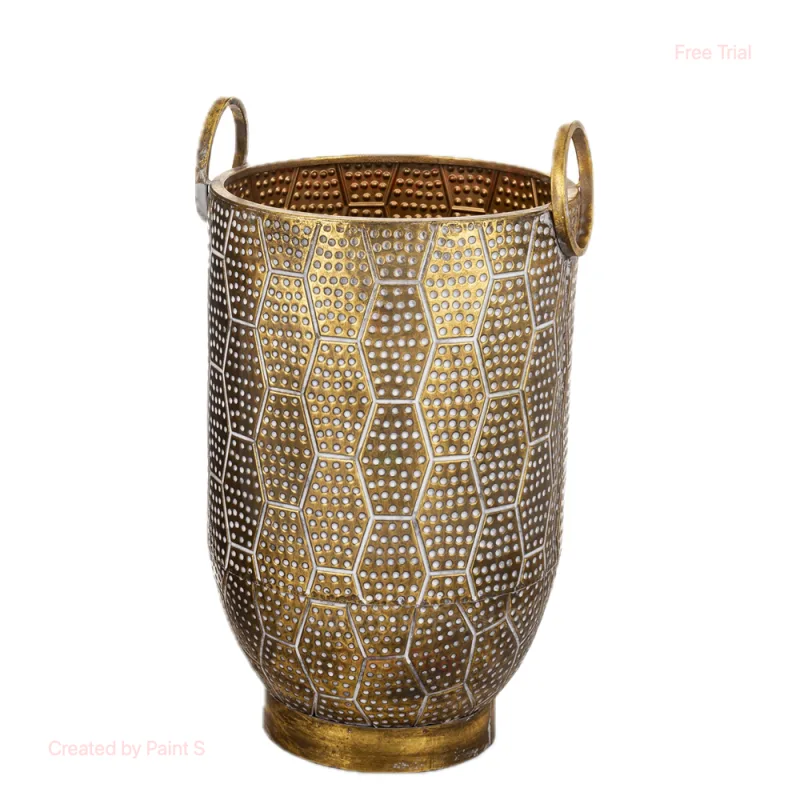 Metalinis vazonas 27 — 45,5x25,5x25,5 cm