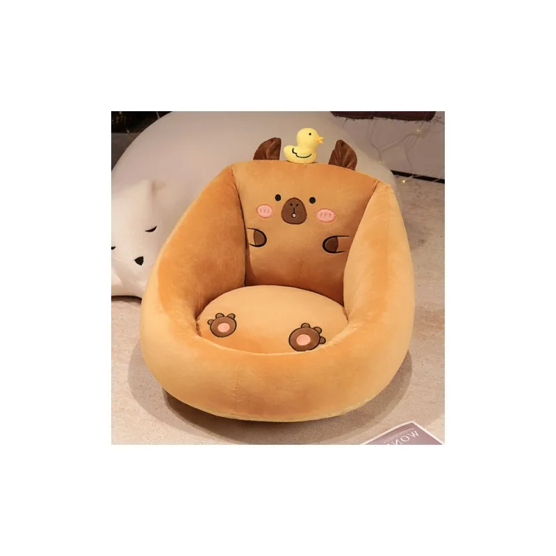 Pliušinis fotelis vaikams Capybara su ančiuku Ruda 50x45cm · 3