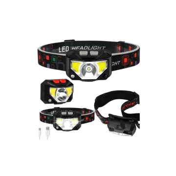 LED priekinis žibintas Judesio jutiklis 6 apšvietimo režimai