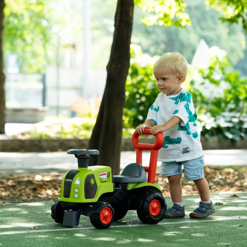 Paspiriamas traktorius - stumdukas FALK „Baby Claas Arion 470“ su signalu, žalias · 2