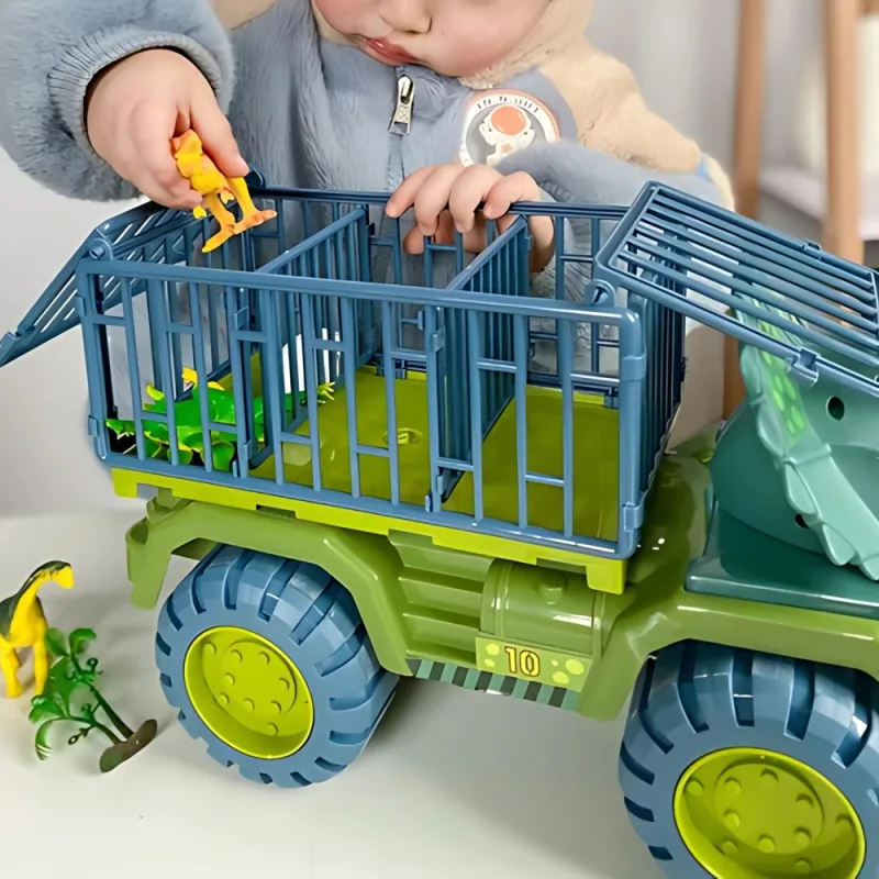 Dinozauro sunkvežimis WOOPIE + figūrėlės · 2