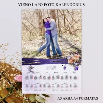 Vieno lapo foto kalendorius (VLK-31)