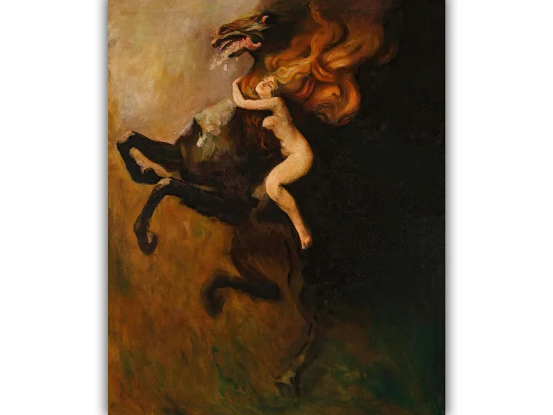Reprodukcija „Siautulys“, Władysław Podkowiński, (1893)