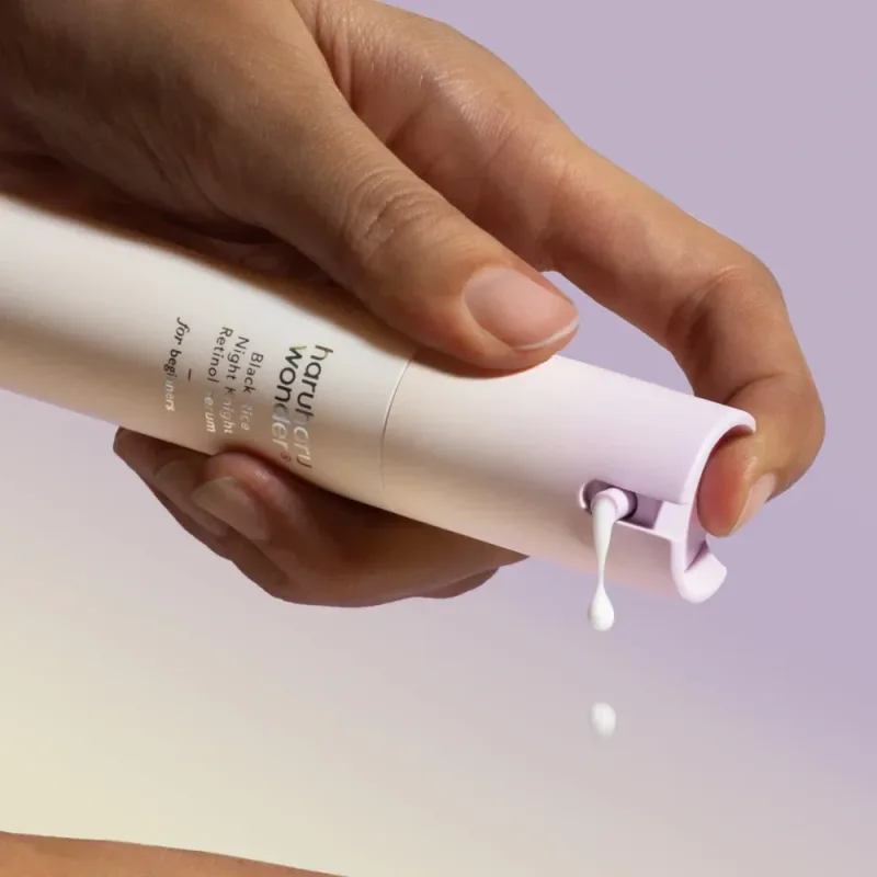 Veido serumas su retinoliu haruharu Wonder Wonder Black Rice Night Knight Retinol Serum · 3