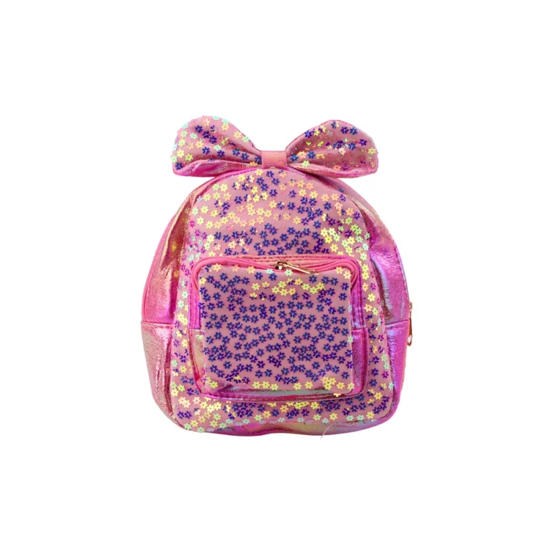 Vaikiška kuprinė su gėlėmis Cocard Pink 22cm 2.8L · 1