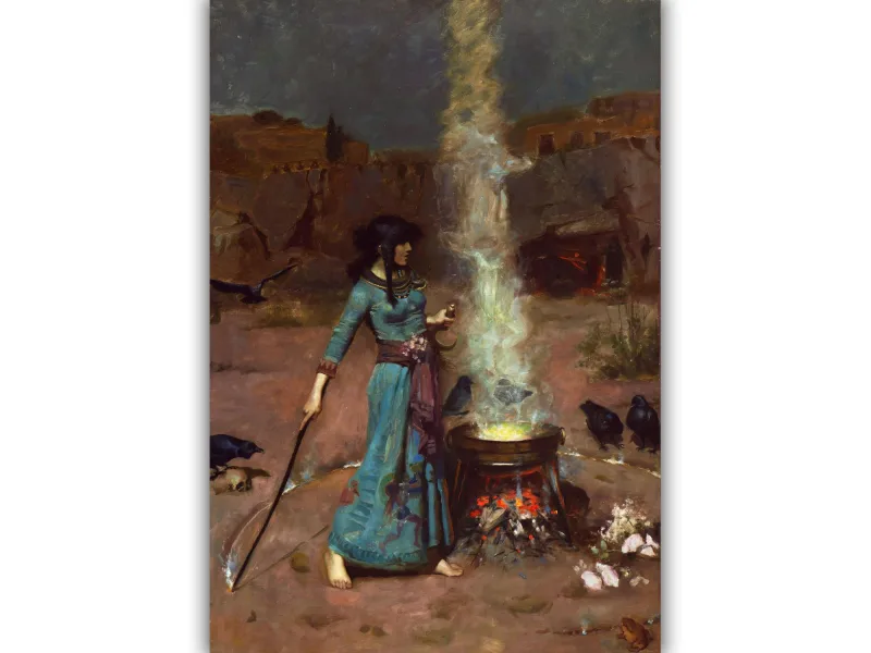 Reprodukcija „Magiškas ratas“, John William Waterhouse