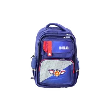 Mokyklinė kuprinė su dirželiu ant krūtinės Navy Blue 20L