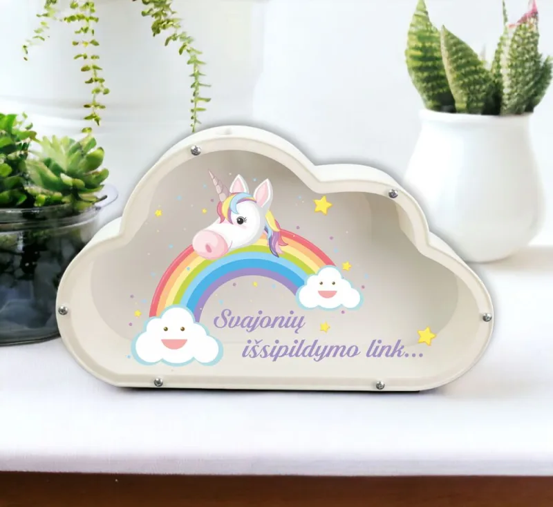 3D Taupyklė Debesėlis „Svajonių išsipildymo link...“