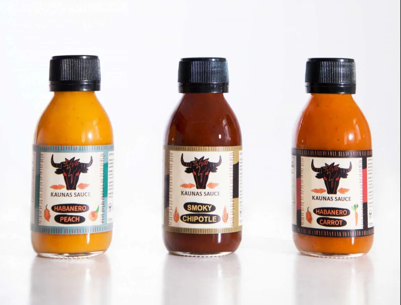 Padažų rinkinys „Habanero Peach, Habanero Carrot ir Smoky Chipotle“