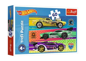 Dėlionė – 60 – „Hot Wheels“ – Lenktynės – „Trefl“ 17389