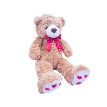 Pliušinis meškiukas dsc-07031-34 rudas EUROBABY TOYS 34 cm