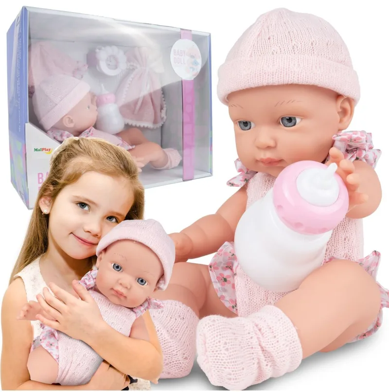 Lėlė kūdikis su priedais 30.5 cm