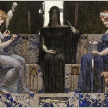 Reprodukcija „Trys likimai“, Alexander Rothaug, (1910)