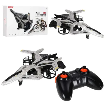 RC dronas Syma P01 su LED apšvietimu, 2,4 GHz spinduliu, 360° triukais, automatiniu pakilimo stabilizavimu
