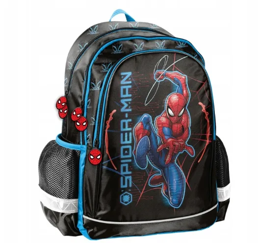 PASO Spider‑Man mokyklinė kuprinė berniukui · 1