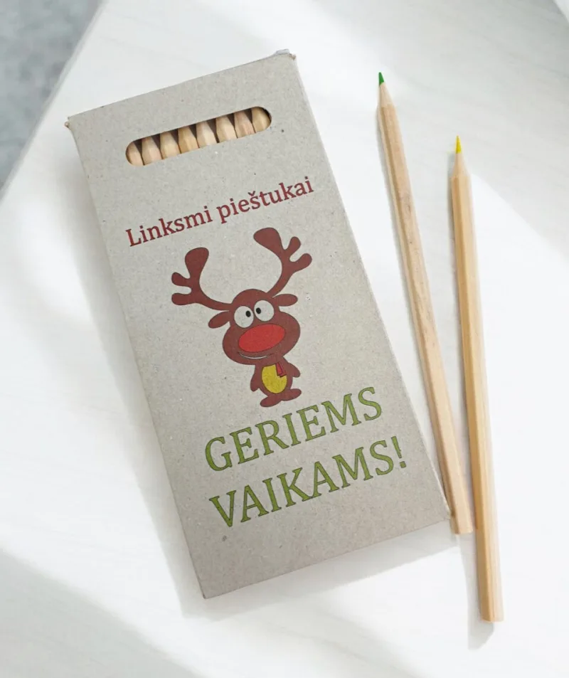 Spalvoti Pieštukai „Linksmi pieštukai geriems vaikams“