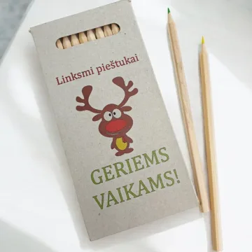 Spalvoti Pieštukai „Linksmi pieštukai geriems vaikams“