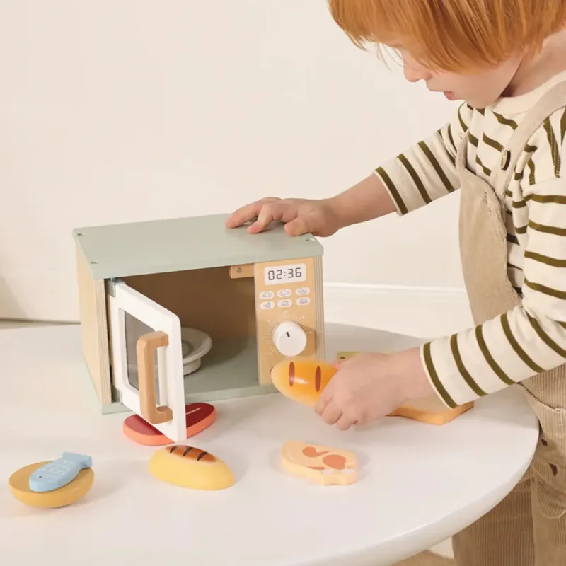 Medinis mikrobangų krosnelės maisto rinkinys TOOKY TOY · 2
