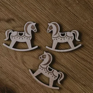 Kalėdų eglutės žaisliukas „Arkliukas“