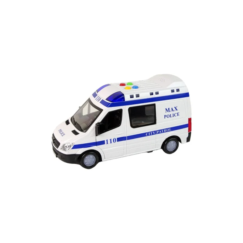 Policijos automobilis Policijos radijo automobilis Frico Drive garsai Žibintai · 2