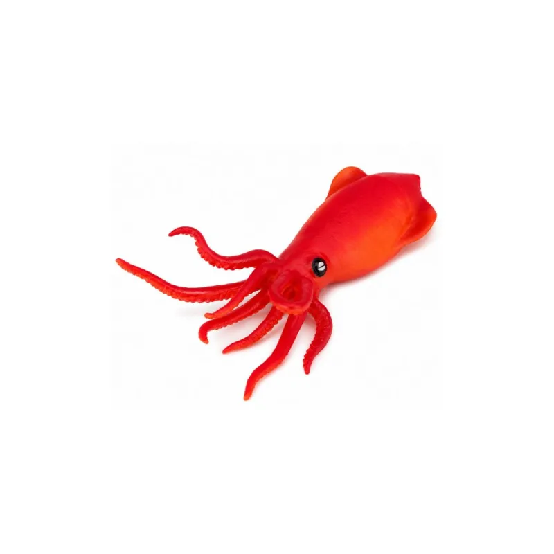 Guminė kalmaras figūrėlė, ištempiama, realistiška, jūros gyvūnas, 18 cm · 3