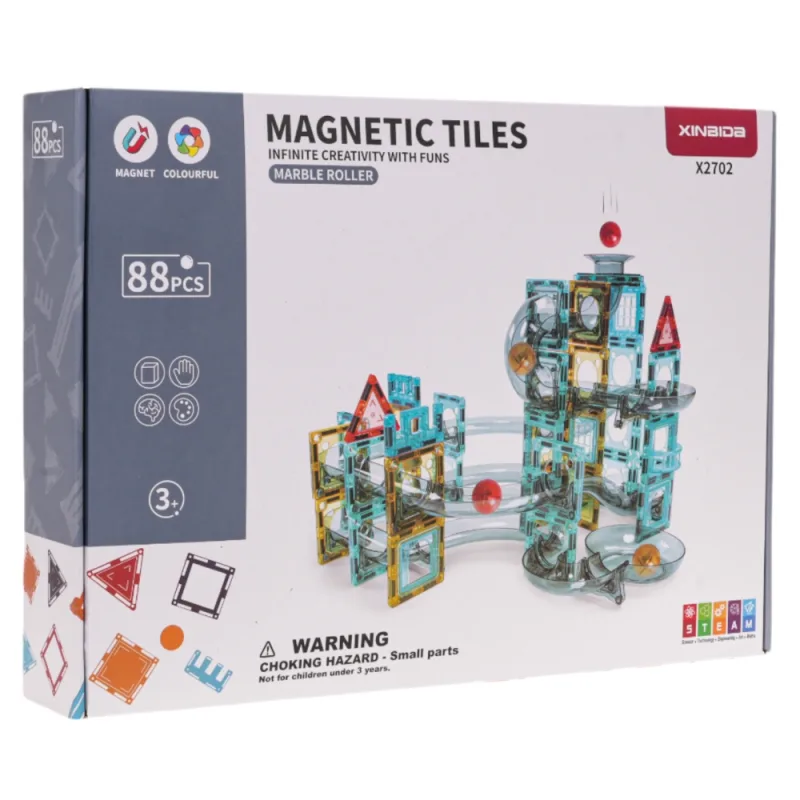 Magnetinis konstruktorius Rutulinis takelis 88el. · 1