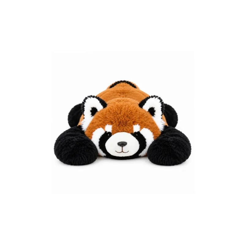 Pliušinis žaislas Raudonoji panda su ilgomis kojomis, juodos ir raudonos spalvos, 60 cm · 2