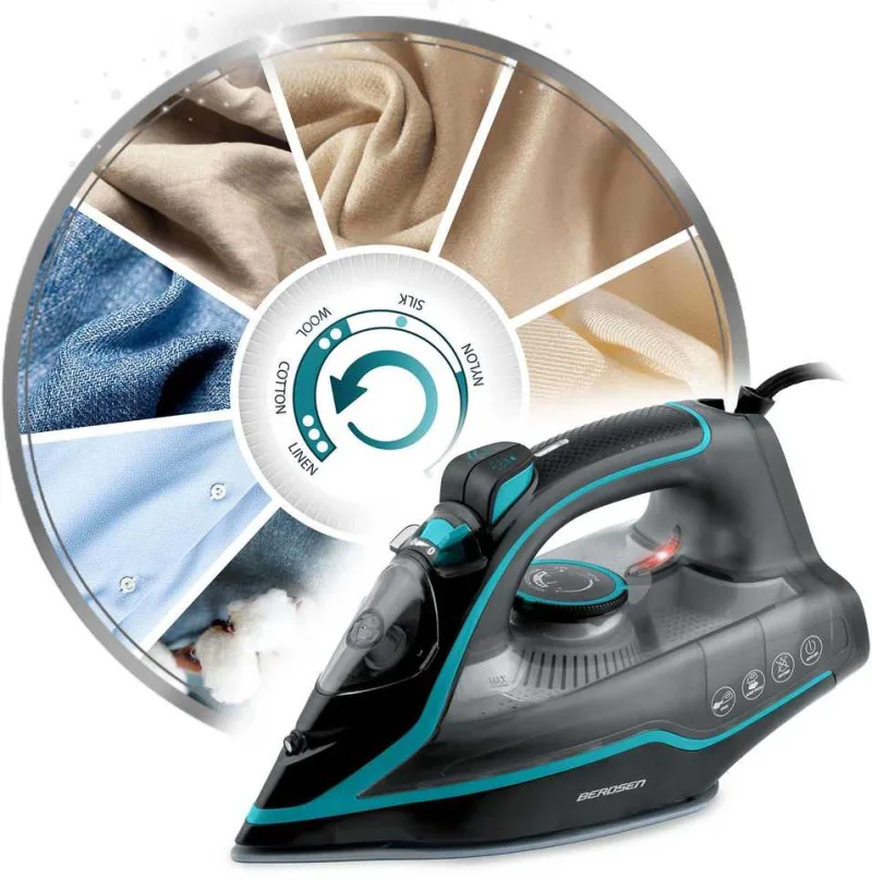 Garinis lygintuvas 2600 W, Berdsen BD-331, keraminė danga, vertikalus veikimas · 2