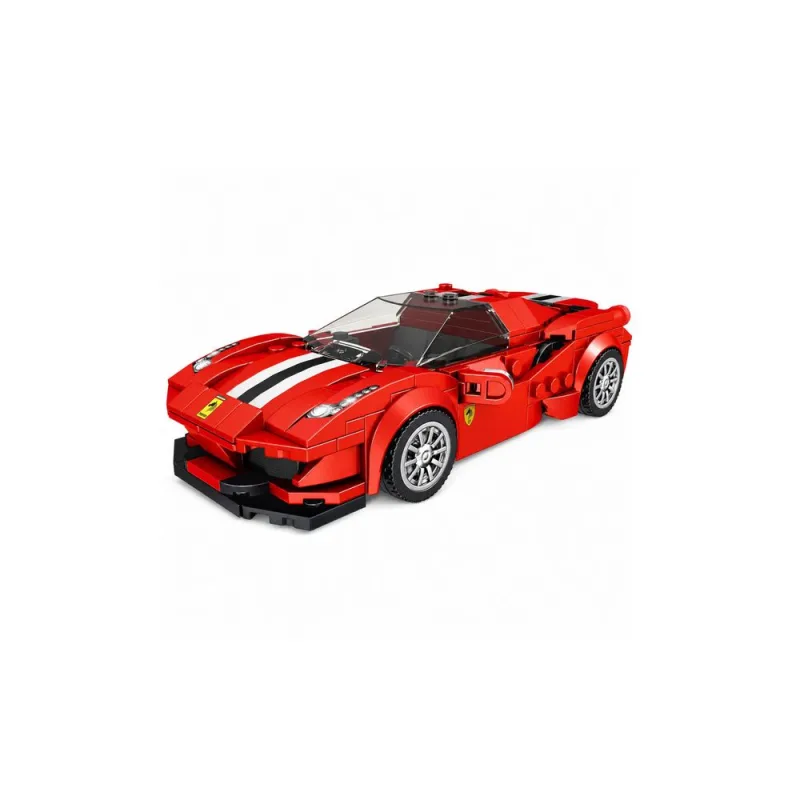Konstruktorius Sportinis lenktyninis automobilis, raudonas,  su vitrina, 364 el. · 2
