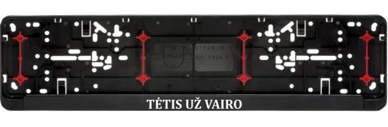 Valstybinių numerių rėmeliai „Tėtis už vairo“