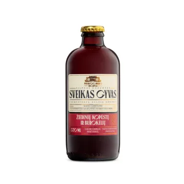 Fermentuotas žiedinių kopūstų ir burokėlių gėrimas „Sveikas gyvas”
