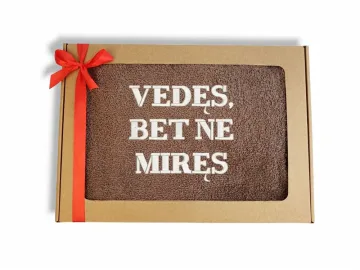 Siuvinėtas rankšluostis „Vedęs, bet nemiręs“