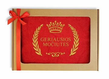 Siuvinėtas rankšluostis „Geriausios močiutės“