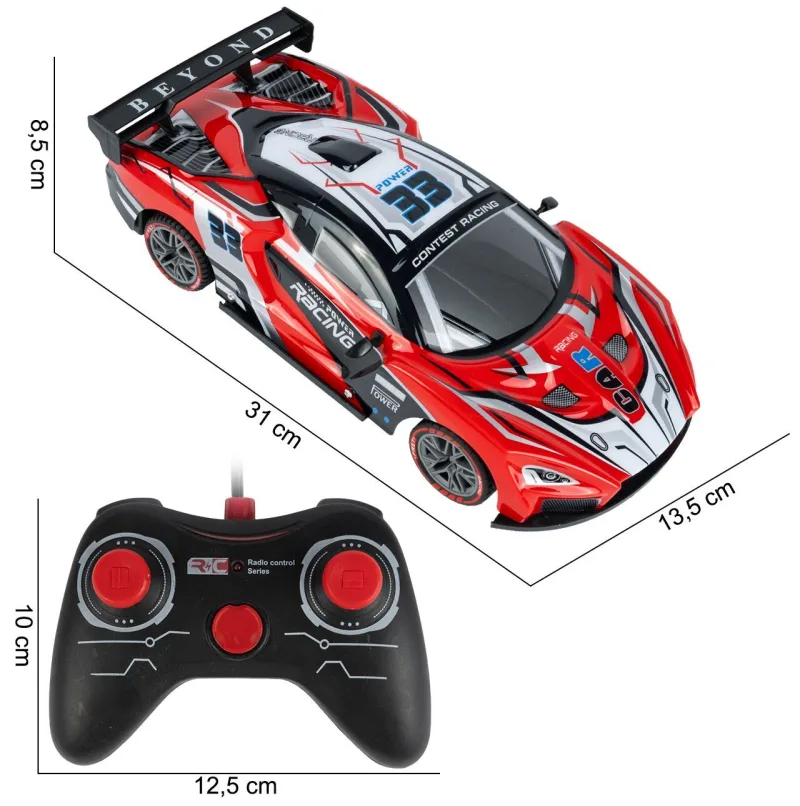 Nuotoliniu būdu valdomas automobilis, RC, LED apšvietimas · 2