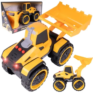 Žaislinis krautuvas ekskavatorius su pavara Buldozer Light Sound