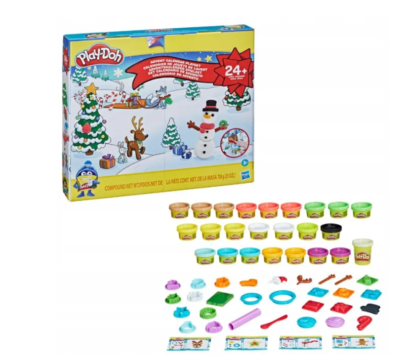 PLAY DOH advento kalendorius · 1