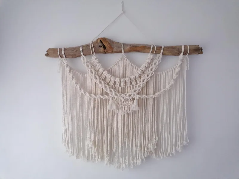 Macrame sienos dekoracija