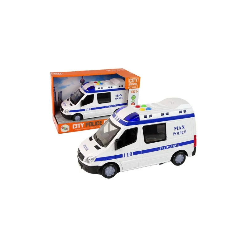 Policijos automobilis Policijos radijo automobilis Frico Drive garsai Žibintai · 1