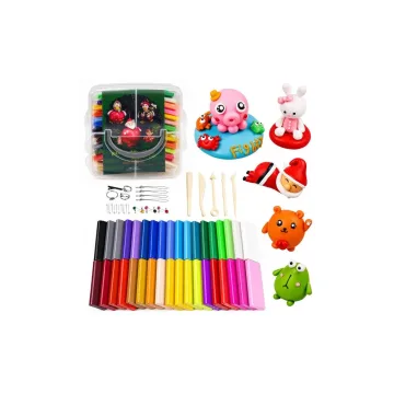 Kūrybinis rinkinys Plastilinas, lipni masė, papuošalų ir juvelyrikos gamybos reikmenys, 24 vnt