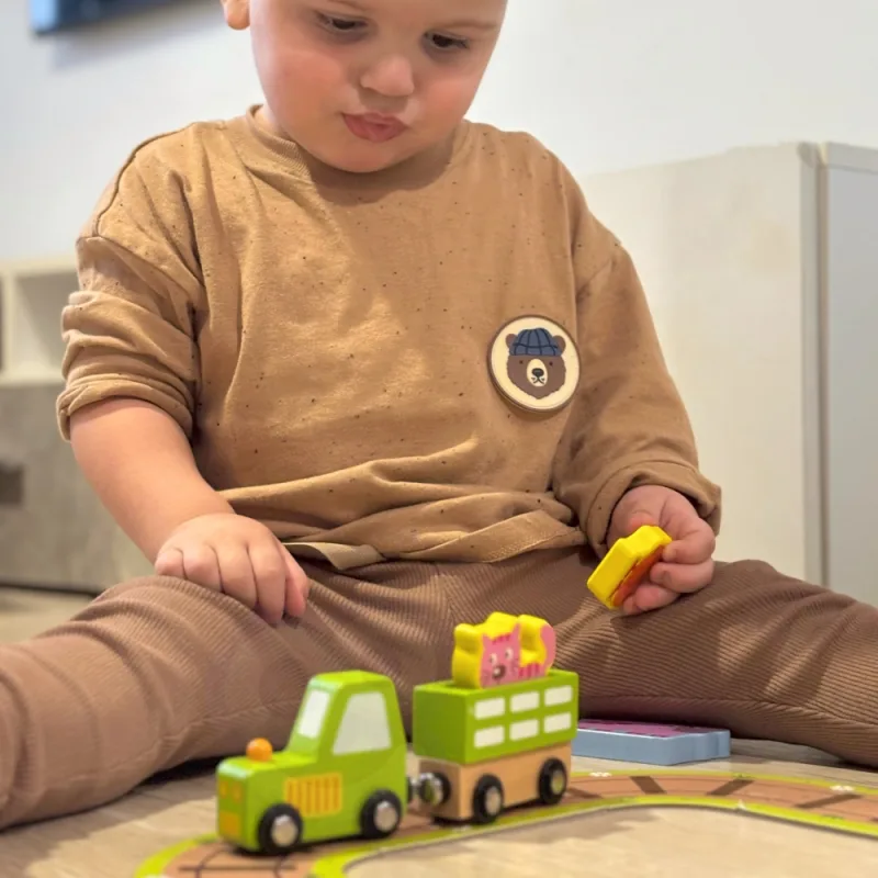 Medinės ūkio figūrėlės TOOKY TOY Transporto priemonės · 3